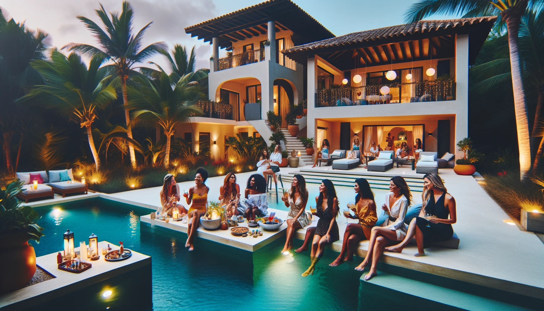 Private Villa Bachelorette Party Cartagena