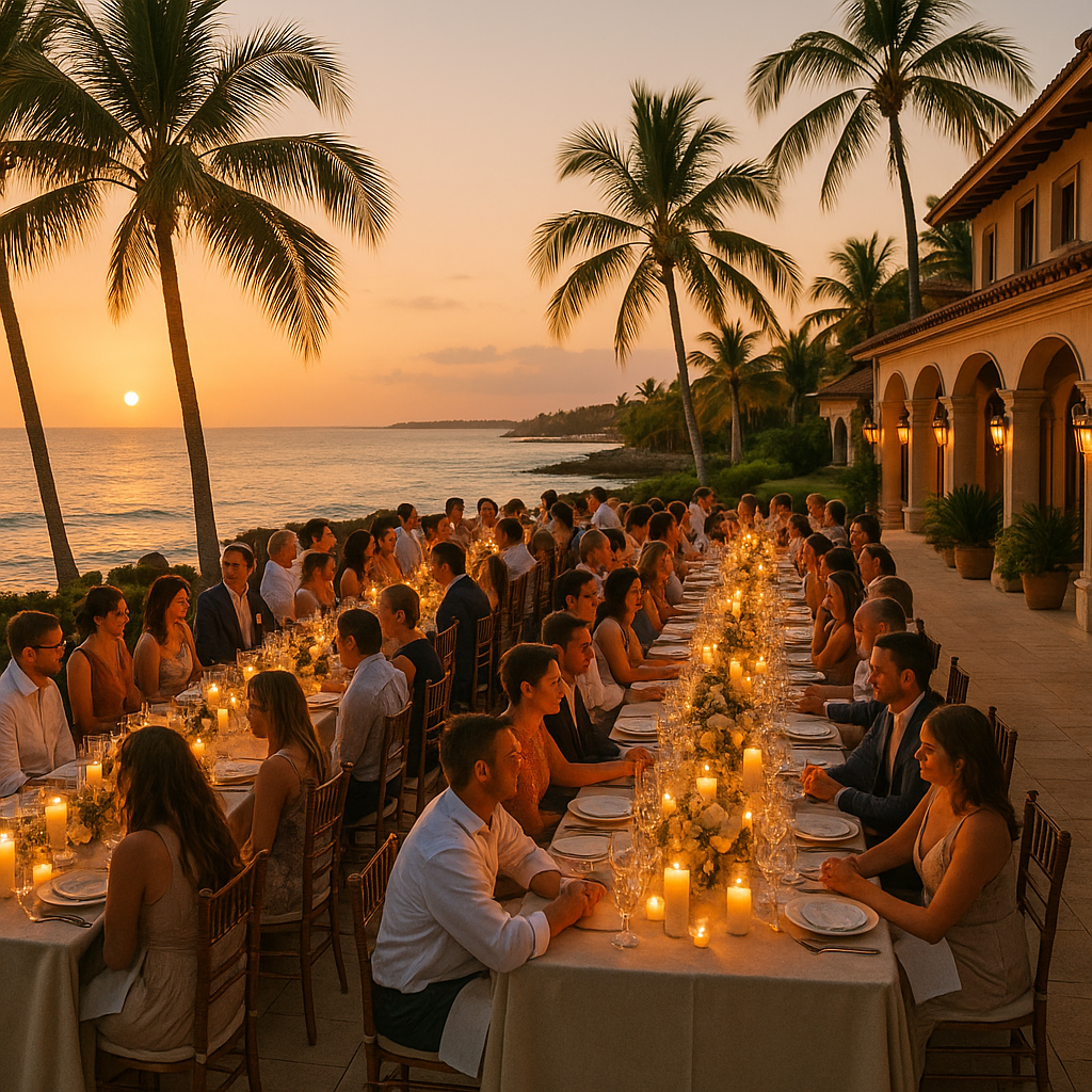 destination wedding villa rental Cartagena Caribbean