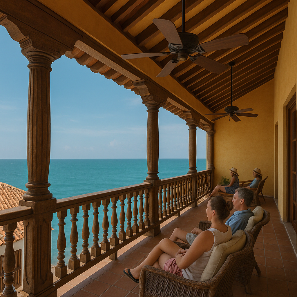 Cartagena group villa rental 20 guests colonial mansion