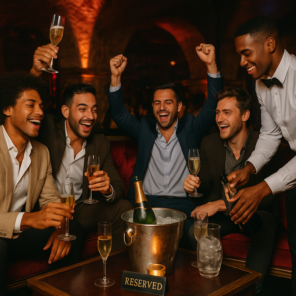 VIP nightclub table service bachelor party Cartagena