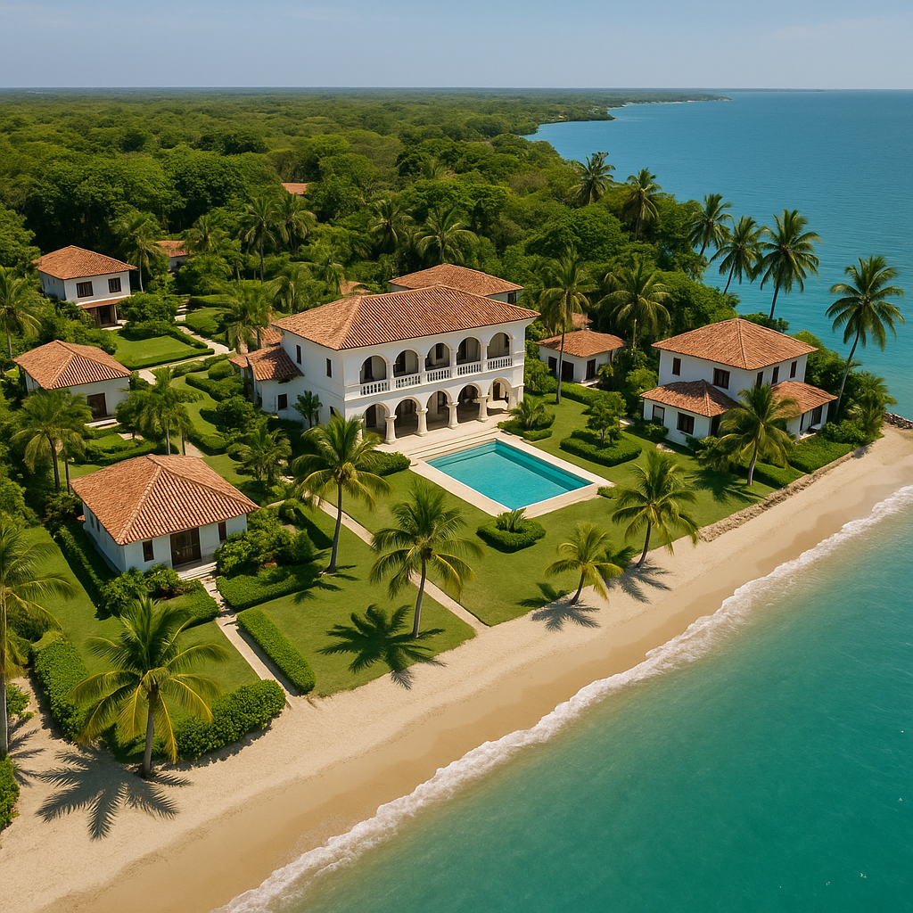 luxury family reunion villa rental Caribbean Cartagena