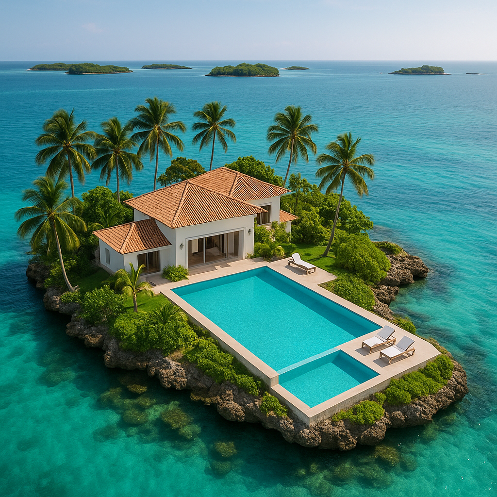 Cartagena private island villa rental staffed chef 2027