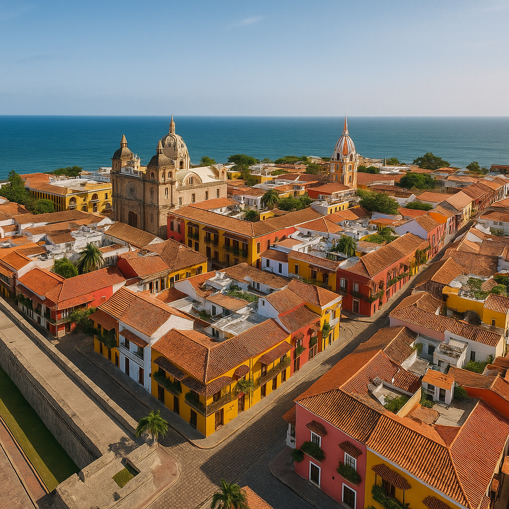 Cartagena bachelorette party villa rooftop pool boat charter