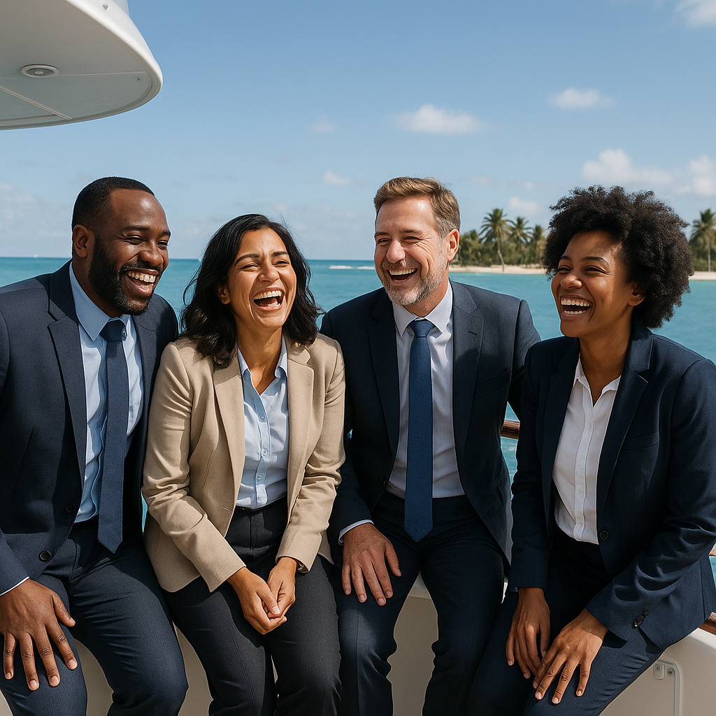 Cartagena incentive trip planning luxury yacht team building