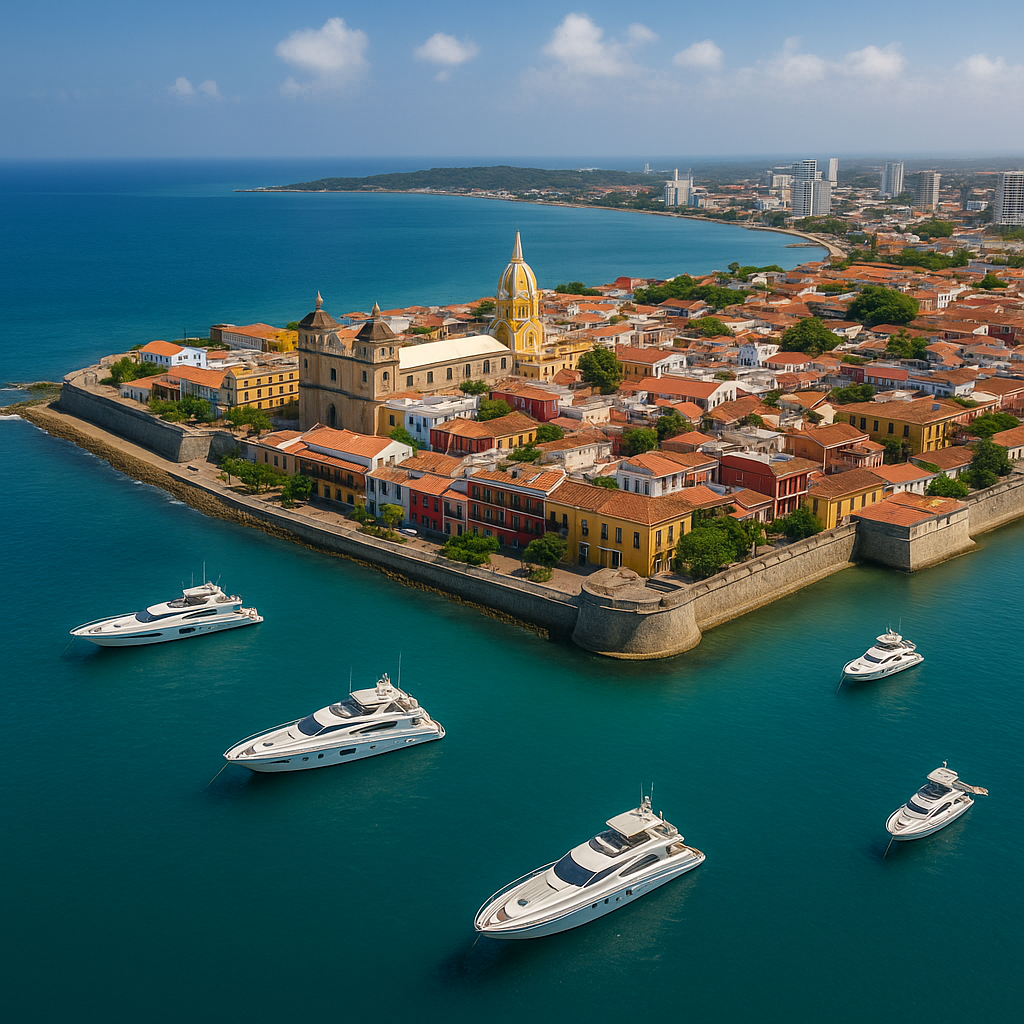 Cartagena incentive trip planning luxury yacht team building