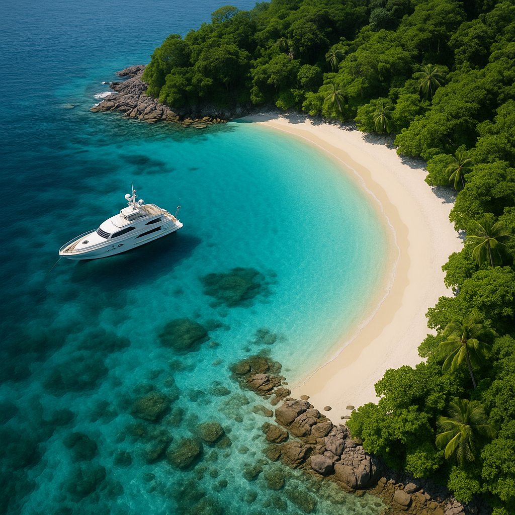 Rosario Islands overnight yacht charter private chef Cartagena