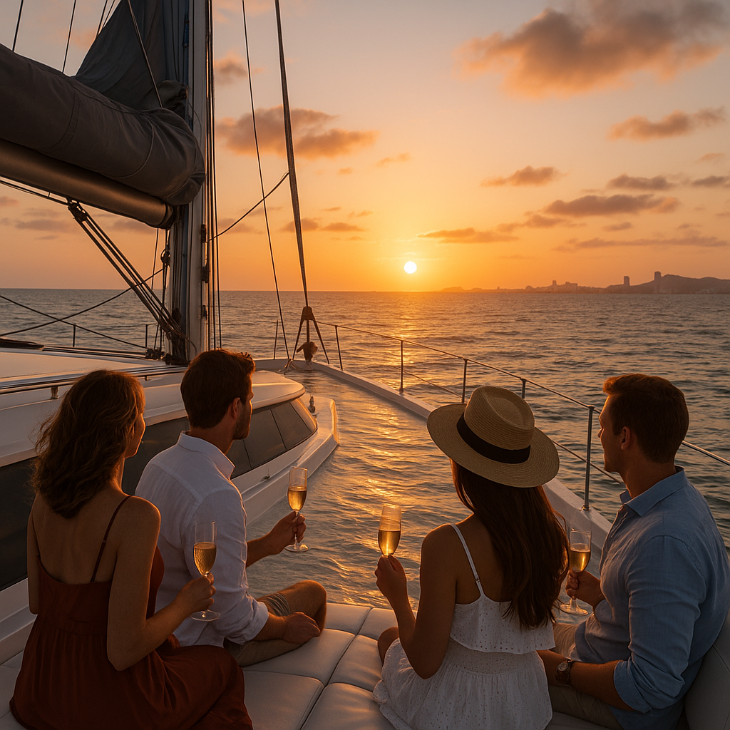 Cartagena multi day yacht charter Baru Island staffed