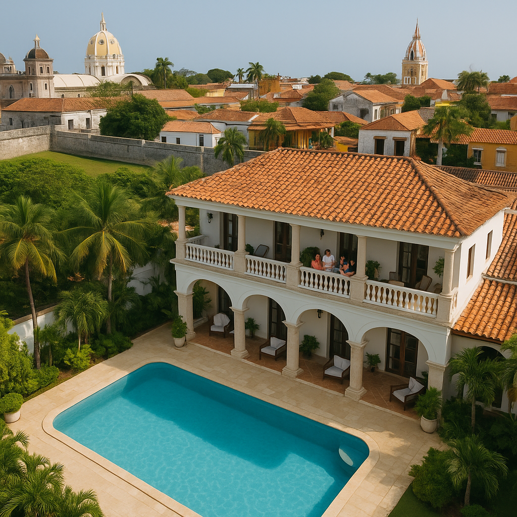 Cartagena luxury villa Spring Break 2027 college groups staffed