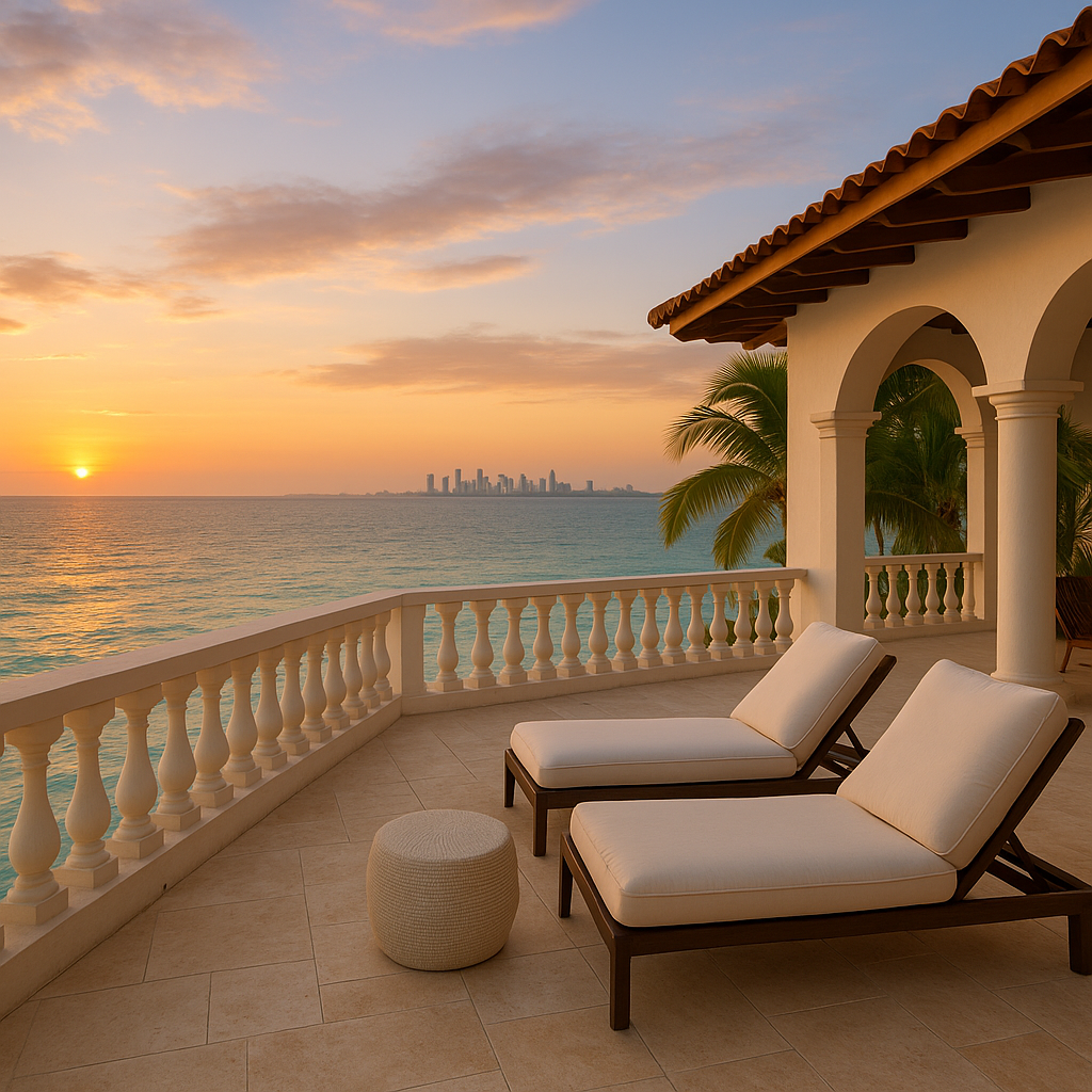 Tierra Bomba private island villa rental wedding party Colombia