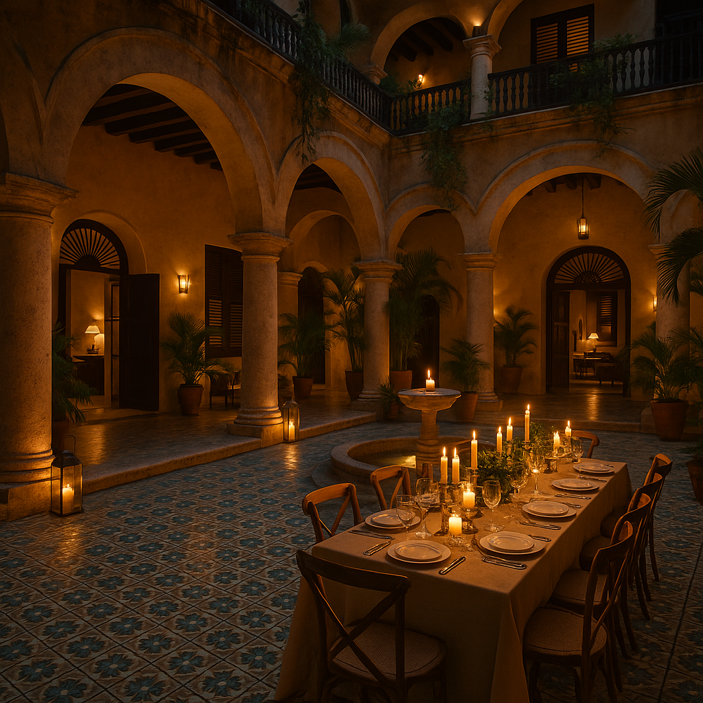 Cartagena summer vacation 2027 luxury colonial house group rental
