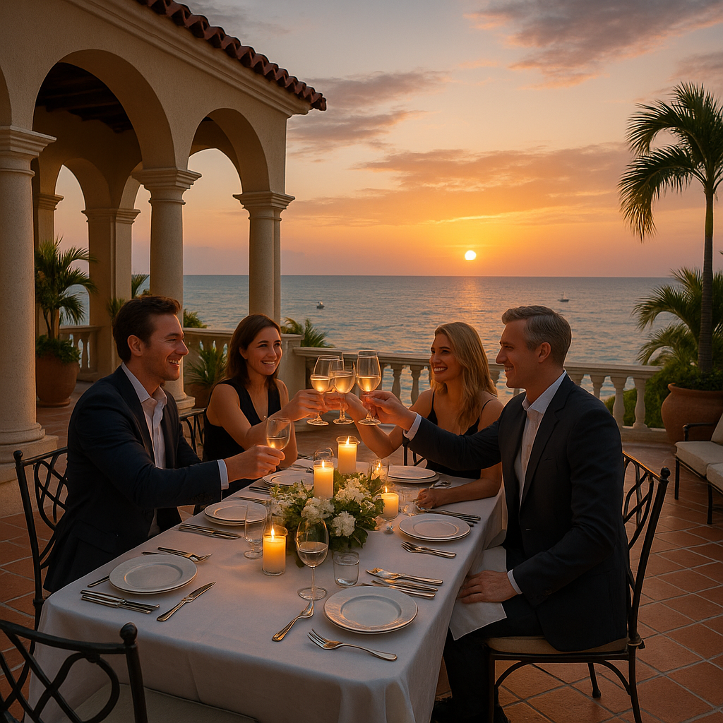 Cartagena July 4th weekend villa yacht package American groups
